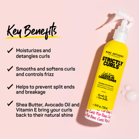 Balsam fara clatire pentru par cret Strictly Curls, 250 ml, Marc Anthony 652143