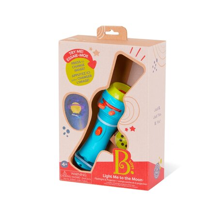 Jucarie educativa proiector tip lanterna cu 2 discuri, 4 ani+, Btoys 652238