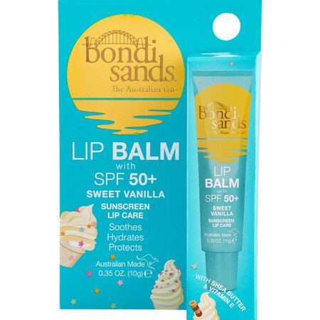 Balsam de buze protector cu SPF 50+, Vanilie, 10 g, Bondi Sands 652249