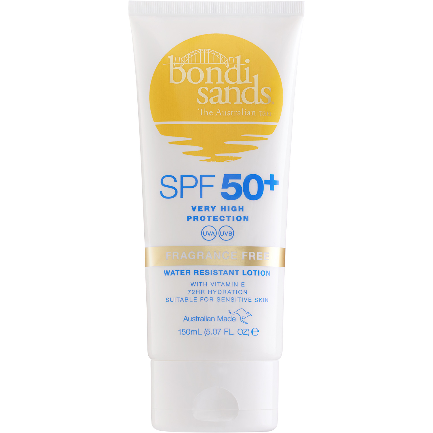 Lotiune de protectie solara pentru corp SPF 50+, 150 ml, Bondi Sands