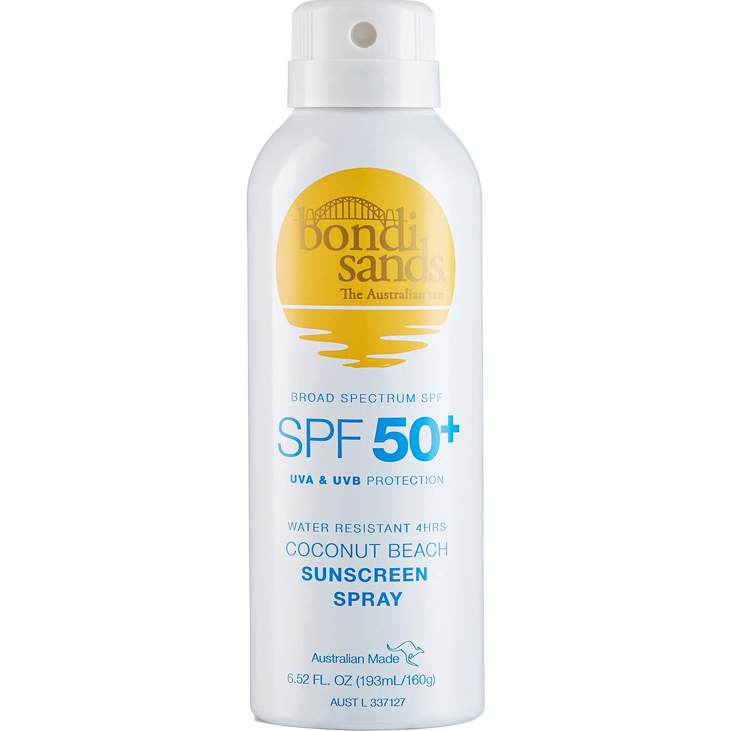 Spray pentru corp cu protectie solara SPF 50+, 160 g, Bondi Sands