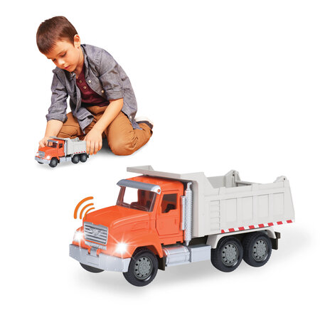 Camion de gunoi cu bena rabatabila, lumini si sunete, 3 ani+, Driven 819591