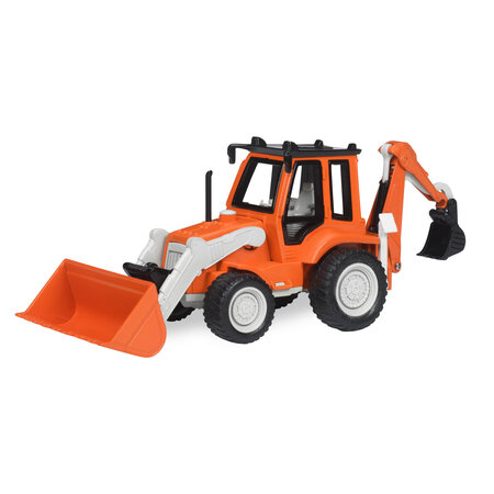 Buldoexcavator cu piese mobile, lumini si sunete, 3 ani+, Driven 819546