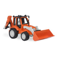Buldoexcavator cu piese mobile, lumini si sunete, 3 ani+, Driven