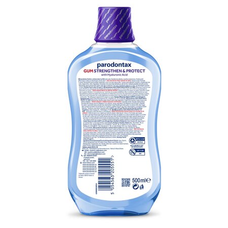 Apa de gura Gum Strengthen & Protect Icy Mint, 500 ml, Parodontax 652412