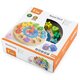 Puzzle din lemn Ceas, +2 ani, New Classic Toys 652628