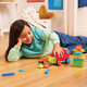 Set 50 cuburi de construit senzoriale, 2 ani+, Battat 819416