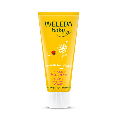 Crema de fata hidratanta cu galbenele Baby, 50 ml, Weleda