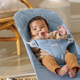 Balansoar Bliss cu aspect delicat de petala, 3.5 - 13 kg, Blue, BabyBjorn 652820