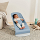 Balansoar Bliss cu aspect delicat de petala, 3.5 - 13 kg, Blue, BabyBjorn 652816