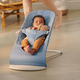 Balansoar Bliss cu aspect delicat de petala, 3.5 - 13 kg, Blue, BabyBjorn 652821