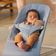 Balansoar Bliss cu aspect delicat de petala, 3.5 - 13 kg, Blue, BabyBjorn 652819