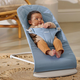 Balansoar Bliss cu aspect delicat de petala, 3.5 - 13 kg, Blue, BabyBjorn 652811