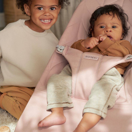 Balansoar Bliss cu aspect delicat de petala, 3,5 - 13 kg, Dusty Pink, BabyBjorn 652828