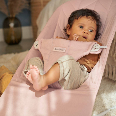 Balansoar Bliss cu aspect delicat de petala, 3,5 - 13 kg, Dusty Pink, BabyBjorn 652826