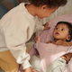 Balansoar Bliss cu aspect delicat de petala, 3,5 - 13 kg, Dusty Pink, BabyBjorn 652827