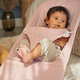 Balansoar Bliss cu aspect delicat de petala, 3,5 - 13 kg, Dusty Pink, BabyBjorn 652826
