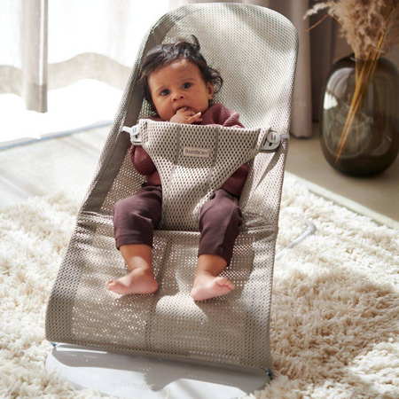 Balansoar Bliss Mesh, 3,5 - 13 kg, Grey Beige, BabyBjorn 652882