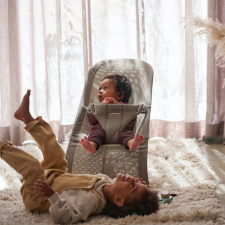 Balansoar Bliss Mesh, 3,5 - 13 kg, Grey Beige, BabyBjorn 652874