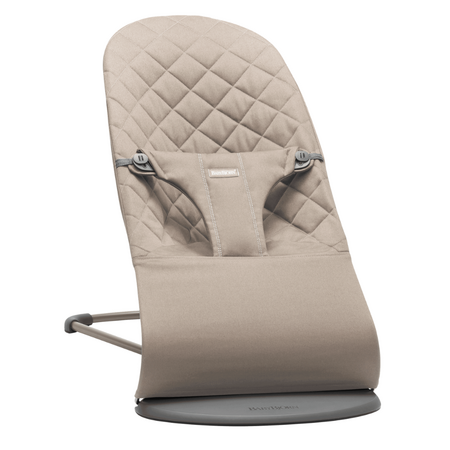 Balansoar Bliss cu bara de jucarii inclusa, 3.5 - 13 kg, Sand Grey, BabyBjorn 652856