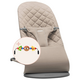 Balansoar Bliss cu bara de jucarii inclusa, 3.5 - 13 kg, Sand Grey, BabyBjorn 652857
