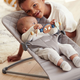 Balansoar Bliss cu bara de jucarii inclusa, 3.5 - 13 kg, Sand Grey, BabyBjorn 652867
