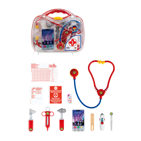 Trusa Doctor cu smartphone si termometru, +3 ani, Klein 651840