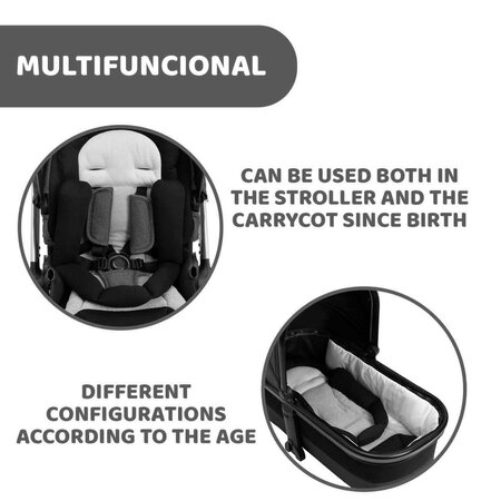 Carucior 3 in 1 Mysa, pana la 4 ani sau 22kg, Glam Dew Reluxe, Chicco 653497