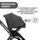 Carucior 3 in 1 Mysa, pana la 4 ani sau 22kg, Glam Dew Reluxe, Chicco 653506