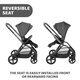 Carucior 3 in 1 Mysa, pana la 4 ani sau 22kg, Glam Dew Reluxe, Chicco 653505