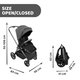 Carucior 3 in 1 Mysa, pana la 4 ani sau 22kg, Glam Dew Reluxe, Chicco 653493