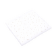 Muselina din bumbac organic cu bulinute Aurii, 75x75 cm, Alb, Fic Baby 653220