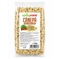 Seminte de canepa decorticata, 100 g, Spring Markt