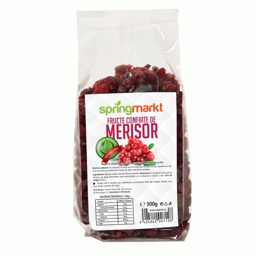 Fructe de merisor, 500 g, Spring Markt