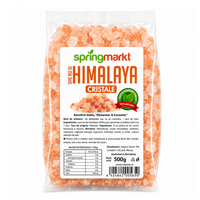 Sare roz de Himalaya cristale, 500 g, Spring Markt
