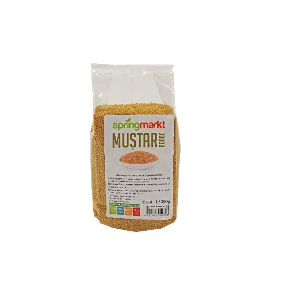 Boabe de mustar, 300 g, Spring markt