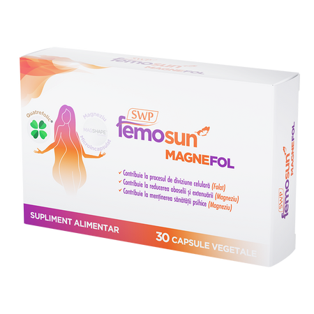 Femosun Magnefol, 30 capsule vegetale, Sun Wave Pharma 653425
