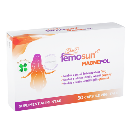 Femosun Magnefol, 30 capsule vegetale, Sun Wave Pharma