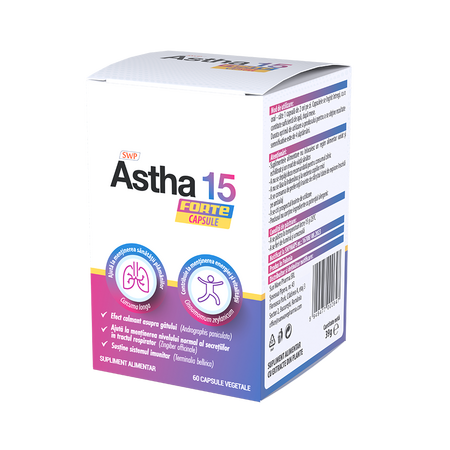 Astha 15 Forte, 60 capsule, Sun Wave Pharma 653430