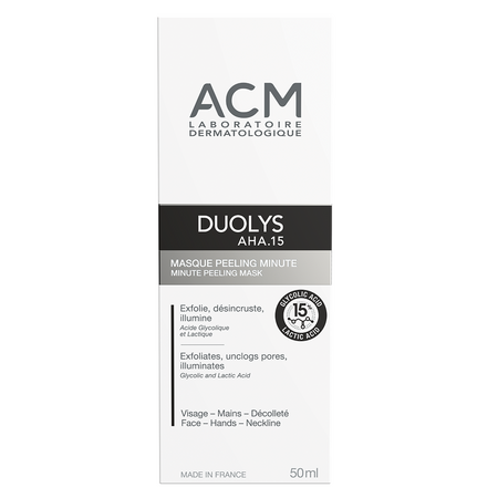 Masca peeling la minut Duolys AHA.15, 50 ml, Acm 653488