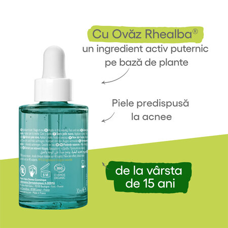 Serum peeling de noapte Biology AC, 30 ml, A-Derma 653611