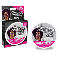 Slime Super Stretchy Mallow, +3 ani, 120 g, Alb, The Source