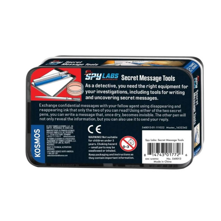 Set pentru mesaje secrete Spy Labs, +8 ani, Thames&Kosmos 653651