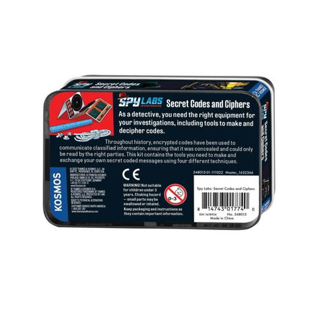 Set pentru mesaje codate Spy Labs, +8 ani, Thames&Kosmos 653654