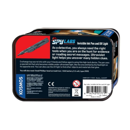 Stilou cu cerneala invizibila Spy Labs, +8 ani, Thames&Kosmos 653662