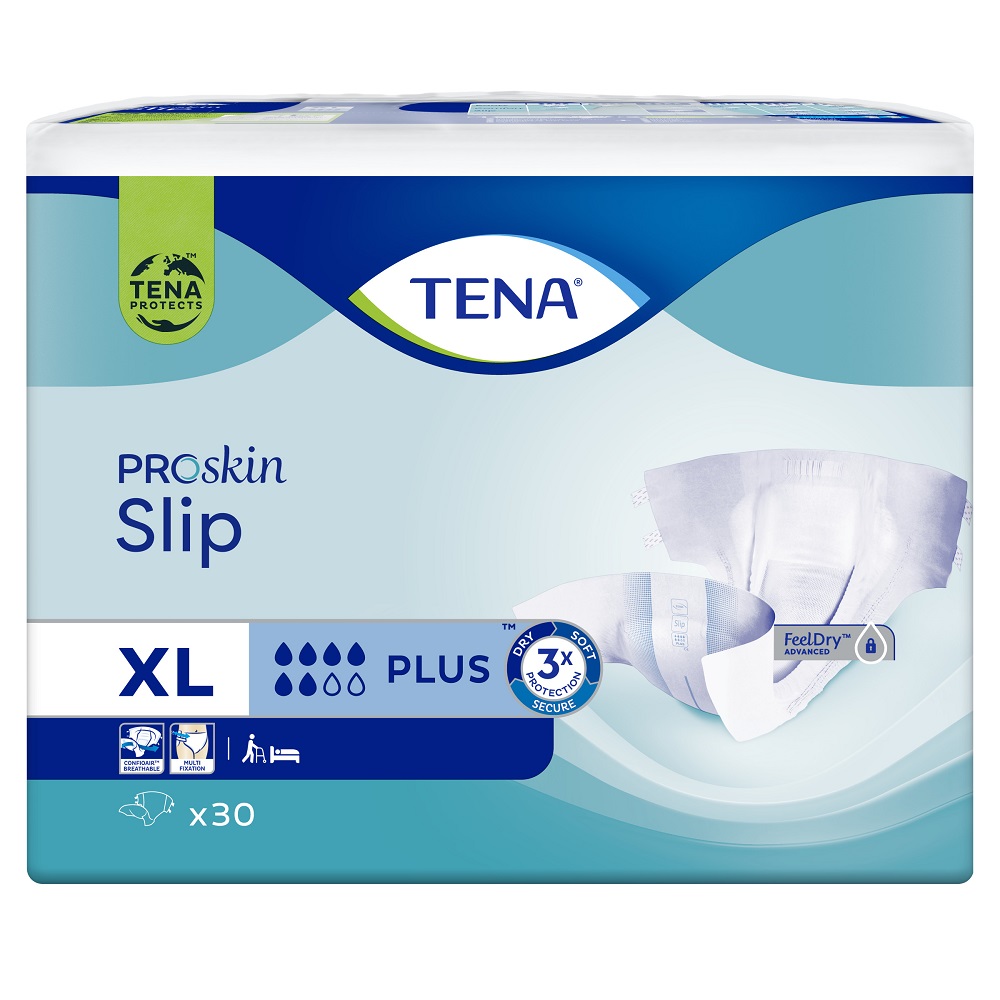 Scutece pentru adulti Slip Plus, XL, 30 bucati, Tena