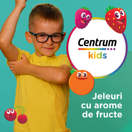 Centrum Kids VitaGummies Berry, 3 ani+, 60 jeleuri, Haleon 684554