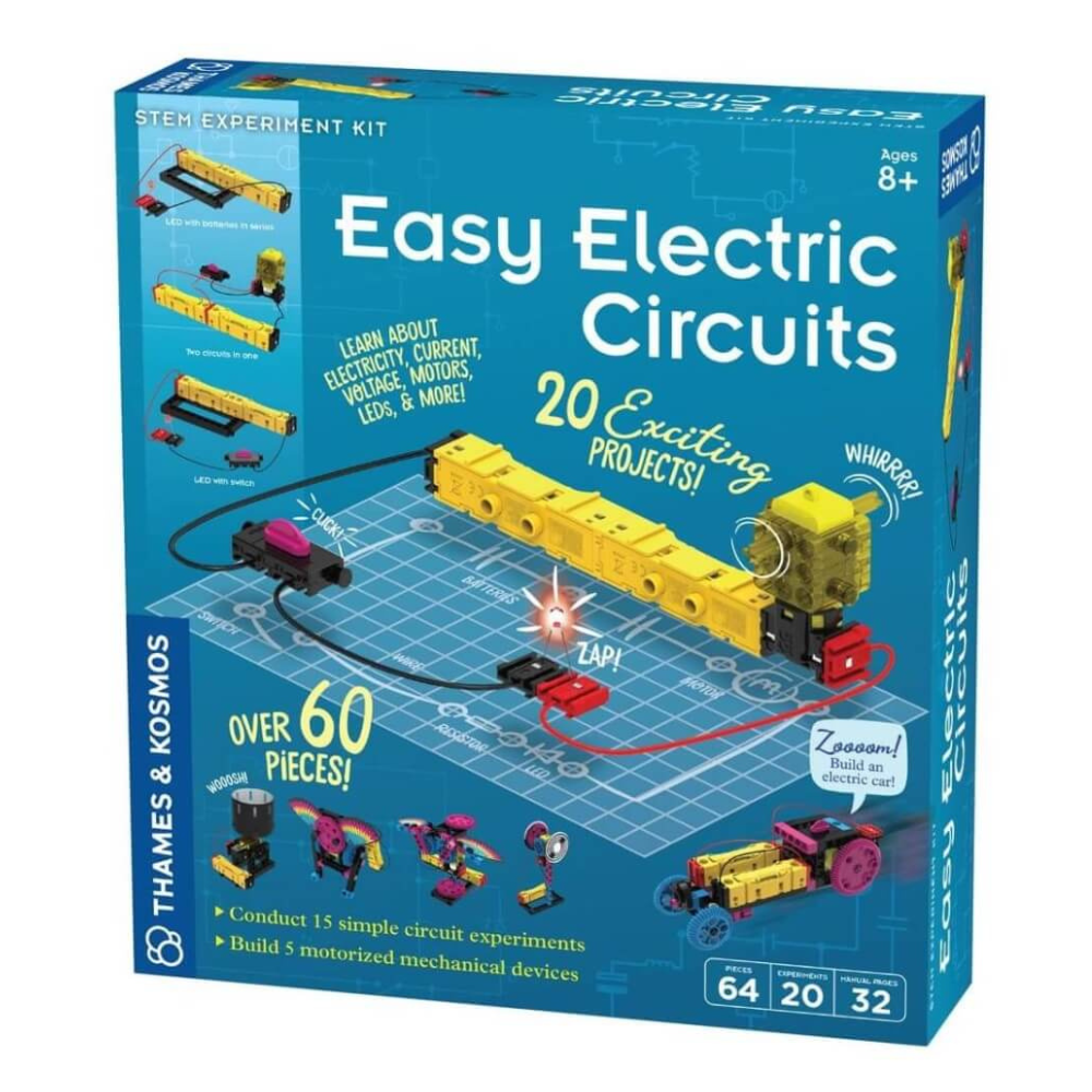 Circuite electrice de baza Set educativ STEM, +8 ani, Thames&Kosmos