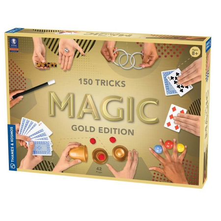 Colectie de magie cu 150 de trucuri Gold Edition, +8 ani, Thames&Kosmos 653779