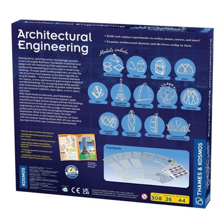 Inginerie arhitecturala Set educativ STEM, +8 ani, Thames&Kosmos 653784